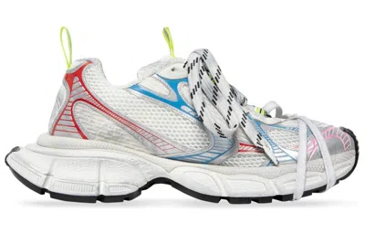 Balenciaga 3xl Mesh And Faux Leather Sneakers In Multi