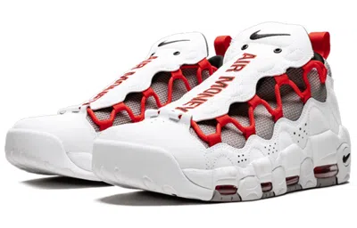 Nike Air More Money 'habanero Red' In White
