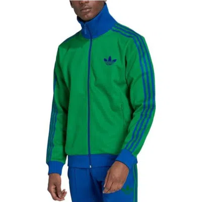 Adidas Originals Adidas Fw22 Side Classic Logo Printing Jacket Asia Sizing 'autumn Green'