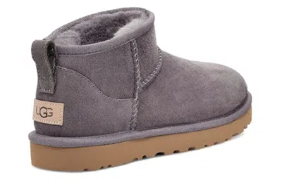 Ugg Ankle-height Boots With Suede And Twinface Composition