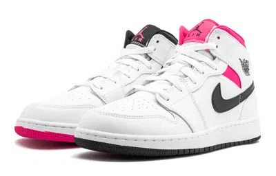 Air Jordan (gs) 1 Retro Mid 'white Black Hyper Pink' | ModeSens