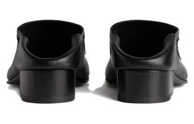 Balenciaga Romeo Leather Mules In Black | ModeSens