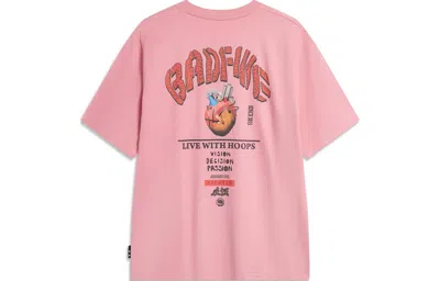 Li-ning Badfive Graphic T-shirt 'pink'