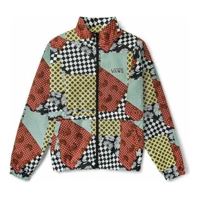 Vans (wmns)  Checkerboard Print Casual Jacket 'brown Black White' In Multi