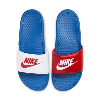 Nike (wmns)  Benassi Jdi Slides 'game Royal University Red' In Multi