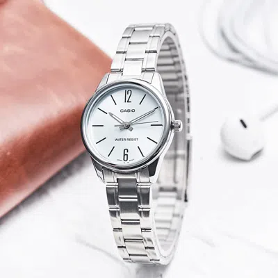 Casio Quartz Waterproof Stainless Steel Strap Silver Analog