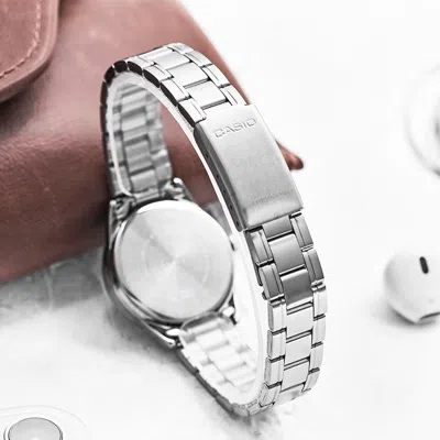 Casio Quartz Waterproof Stainless Steel Strap Silver Analog