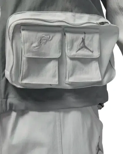 Air Jordan X Solefly 'light Smoke Grey' In Gray