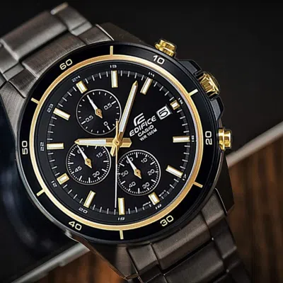 Casio Men's  Edifice Ip Watch Business Mens Black Analog