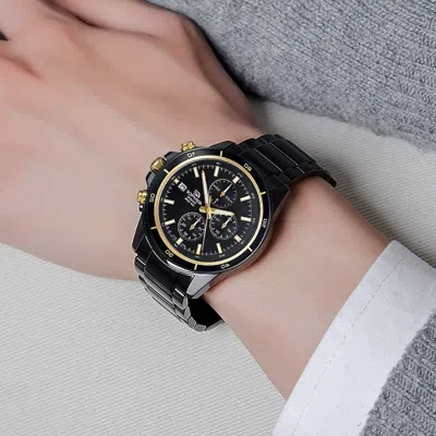 Casio Men's  Edifice Ip Watch Business Mens Black Analog