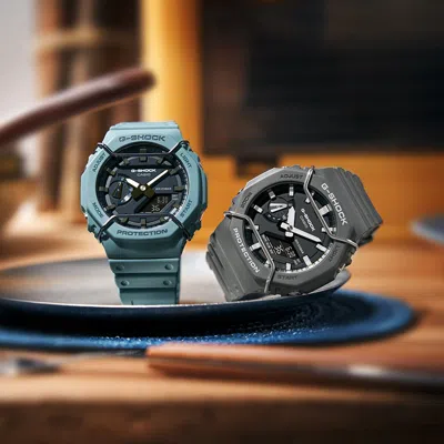 Casio G-shock Analog-digital 'grey' In Neutral