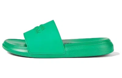 Alexander Mcqueen (wmns)  Embossed Rubber Slides 'green'