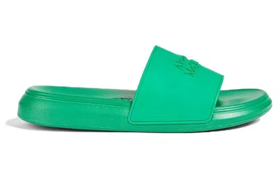 Alexander Mcqueen (wmns)  Embossed Rubber Slides 'green'