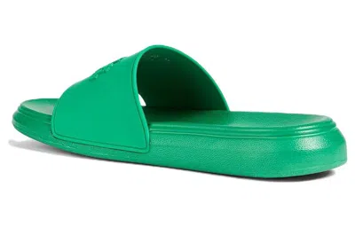 Alexander Mcqueen (wmns)  Embossed Rubber Slides 'green'