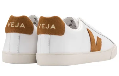 Veja (wmns)  Esplar Leather 'white Camel' In White