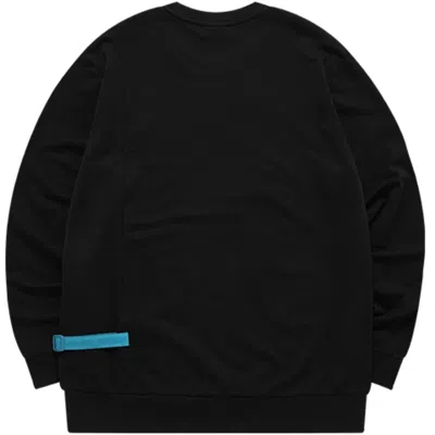 Fila Fusion Knitted Pullover Sweatshirt 'black Blue'