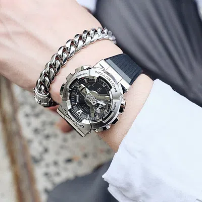Casio G-shock Analog-digital 'black Silver'