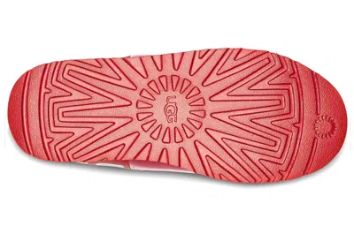Ugg Classic Mini Waterproof Clear Boot In Red