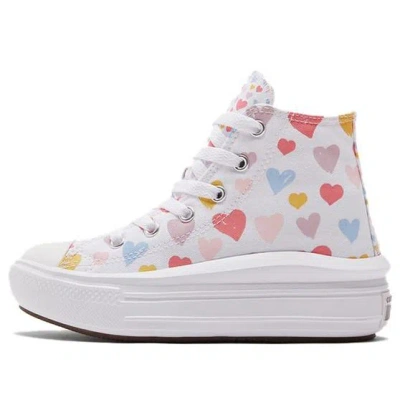 Converse (ps)  Chuck Taylor All Star Move High 'always On Hearts' In Multi