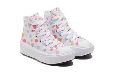 Converse (ps)  Chuck Taylor All Star Move High 'always On Hearts' In Multi