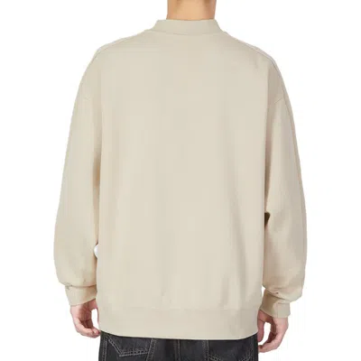 Puma T7 Mock Neck Crew Dk 'beige' In Neutral
