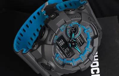Casio G-shock Analog-digital 'black' In Blue