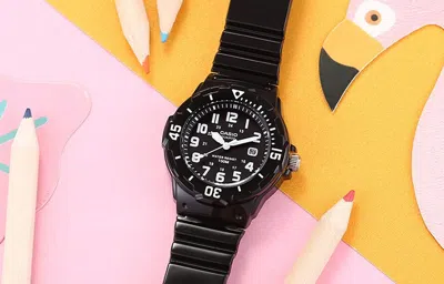 Casio Waterproof Sports Black Analog