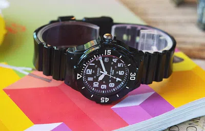 Casio Waterproof Sports Black Analog