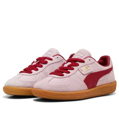 Puma Palermo Sneakers In Rose Mauve-dark Crimson
