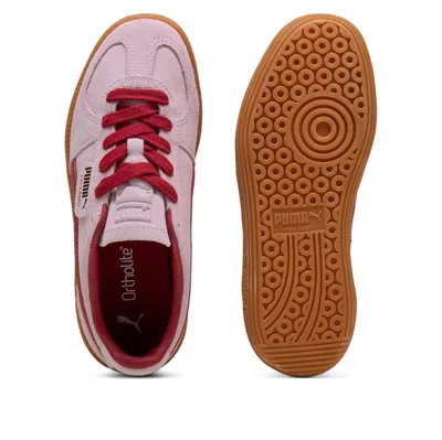 Puma Palermo Sneakers In Rose Mauve-dark Crimson
