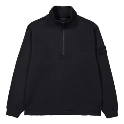 Stone Island Felpa Ghost Half Zip Up Sweater 'black'