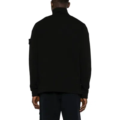 Stone Island Felpa Ghost Half Zip Up Sweater 'black'
