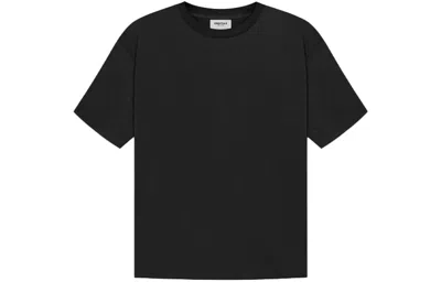 Essentials Fear Of God  Ss21 Short Sleeve Tee Stretch Limo Black