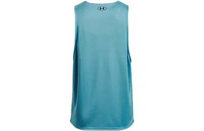 Under Armour Project Rock Reversible Mesh Tank 'blue Teal'