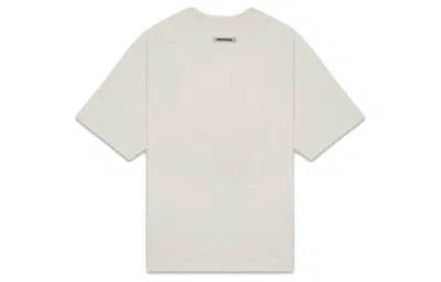 Essentials Fear Of God  Ss20 3d Silicon Applique Boxy T-shirt Oatmeal