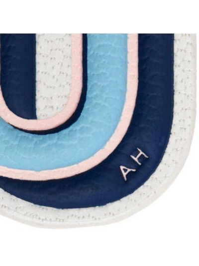 Shop Anya Hindmarch O Sticker In Blue/pink