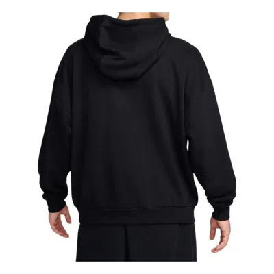 Nike Black Sportswear Club Hoodie In Black
