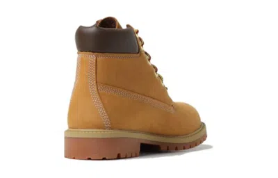 Timberland Premium Waterproof Leather Work Boots In Wheat Nubuck