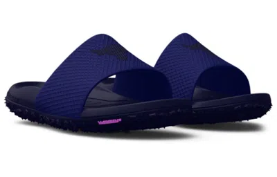 Under Armour Project Rock Slides 'blue'