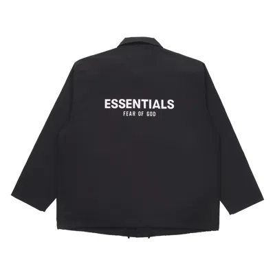 Essentials Fear Of God Ss21 Coach Jacket Black | ModeSens