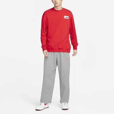 Nike Knit Sweatshirt In Red