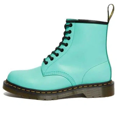 Dr. Martens 1460 Smooth Leather Lace Up Boots In Green