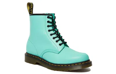 Dr. Martens 1460 Smooth Leather Lace Up Boots In Green