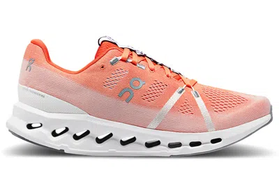 On Running Men's Cloudsurfer Sneaker In Flame/white In Brown