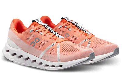On Running Men's Cloudsurfer Sneaker In Flame/white In Brown