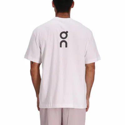 On Perforated Performance T-shirt In White