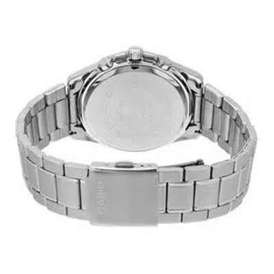 Casio Waterproof Stainless Steel Strap Quartz Mens Black Analog