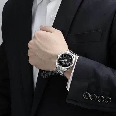 Casio Waterproof Stainless Steel Strap Quartz Mens Black Analog