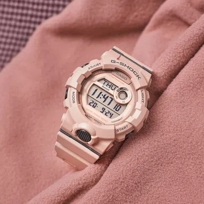 Casio G-shock Digital 'pink' In Brown