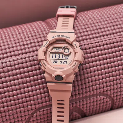 Casio G-shock Digital 'pink' In Brown